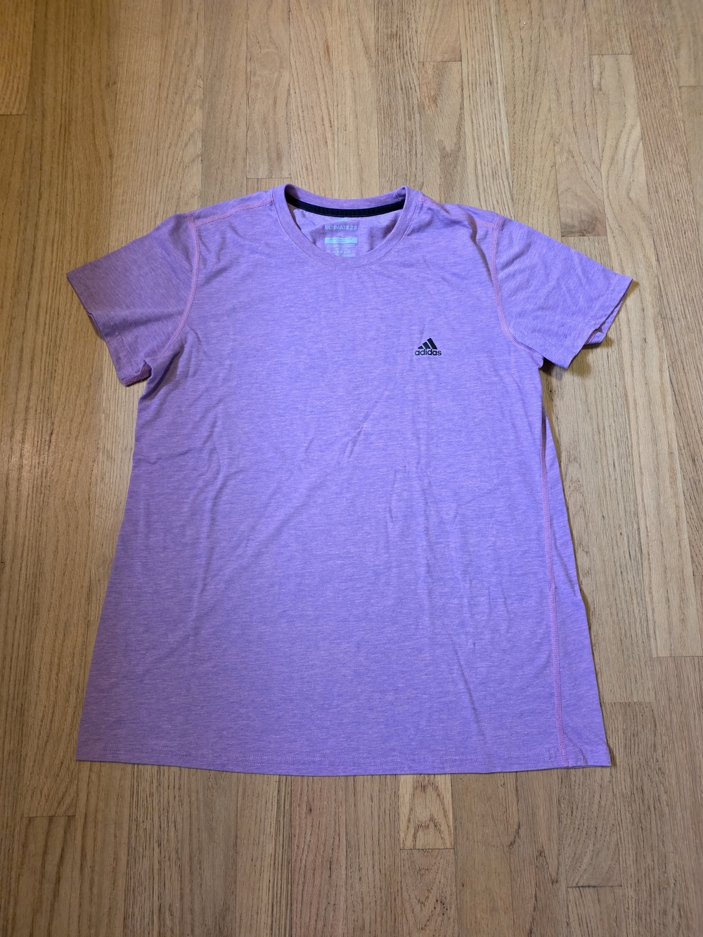 Adidas Women’s Heather Purple Crew T-Shirt Size XL